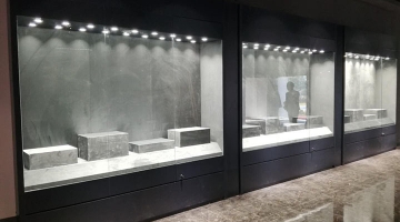 衡陽世界鐘表博物館展柜設(shè)計效果圖案例