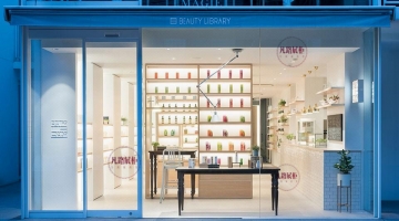 BEAUTY LIBRARY展示柜設(shè)計(jì)效果圖