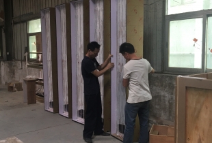 凡路展廠背柜制作實景圖