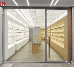 大氣眼鏡店眼鏡展示柜臺設(shè)計效果圖