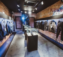 adidas定制鞋柜展柜臺