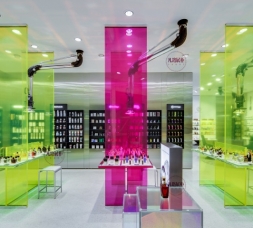 時尚新穎化妝品護理店展柜