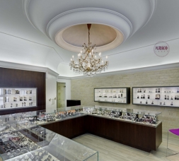 日內(nèi)瓦鐘表店展柜案例