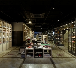 高端奢侈品鞋店展柜案例效果圖