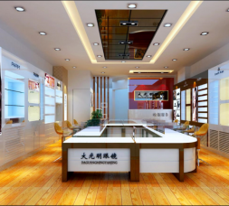 展柜制作廠家定制精品眼睛柜設(shè)計效果圖