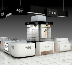 定制百雀羚化妝品柜臺(tái)需要多少錢(qián)？