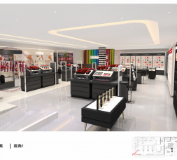 300平米美妝店展柜設(shè)計(jì)制作方案
