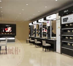 深圳展柜廠(chǎng)批量訂做化妝品展示柜