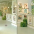 小清新化妝品展柜效果圖